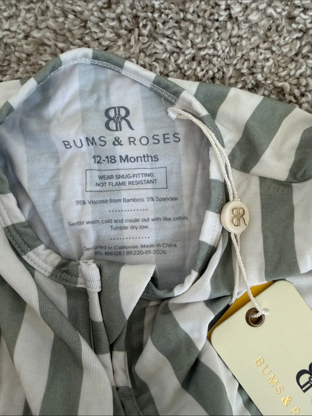 Bums & Roses Bamboo Footie